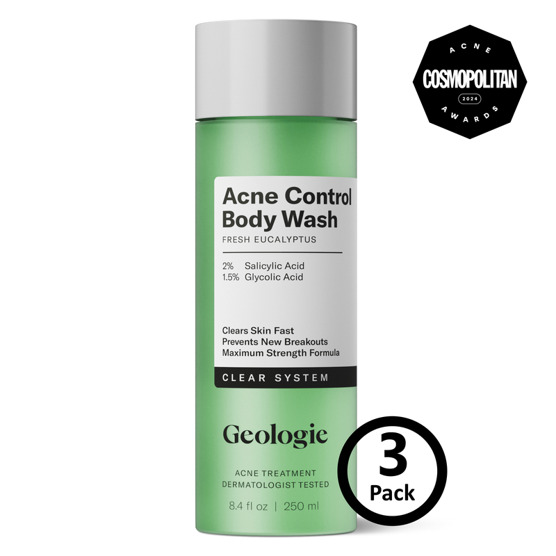 Geologie Acne Control Body Wash Black 3-Pack