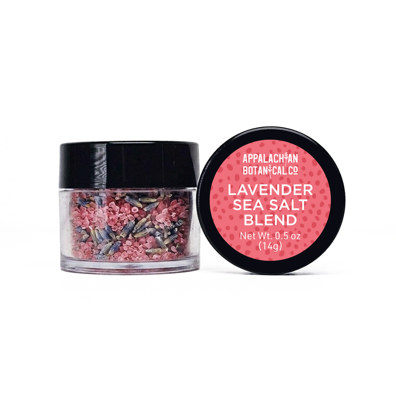 Appalachian Botanical Co. Lavender Sea Salt Blend salt White Smoke 0.5 oz