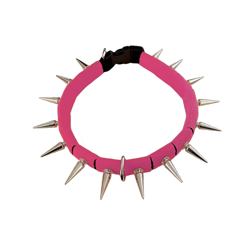 CoyoteVest CoyoteCollar Collar White Smoke Large / Pink
