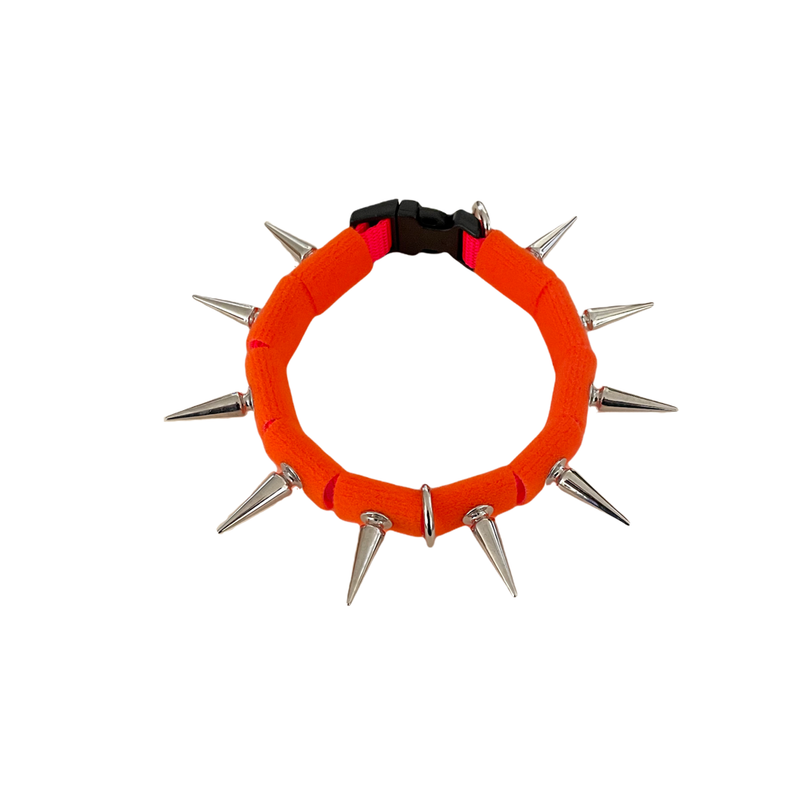 CoyoteVest CoyoteCollar Collar White Smoke Small / Orange