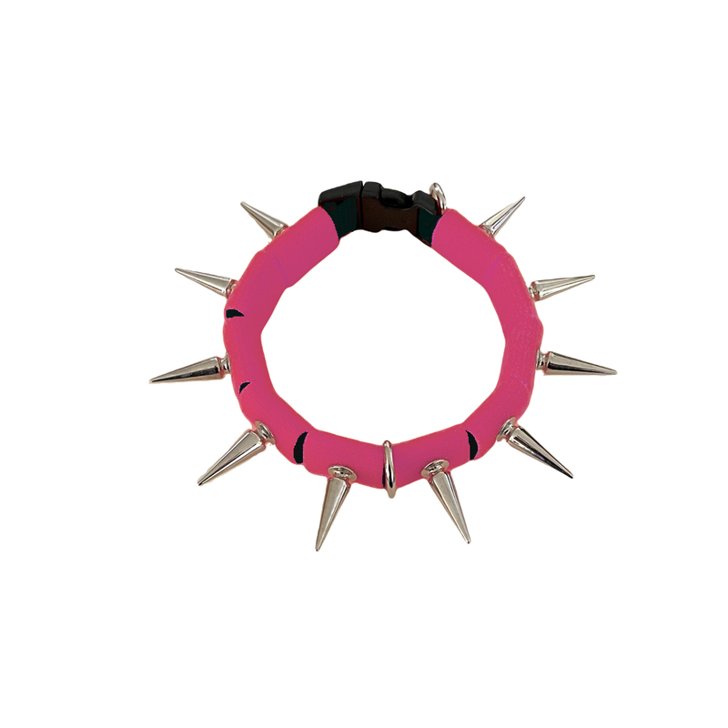 CoyoteVest CoyoteCollar Collar White Smoke Small / Pink