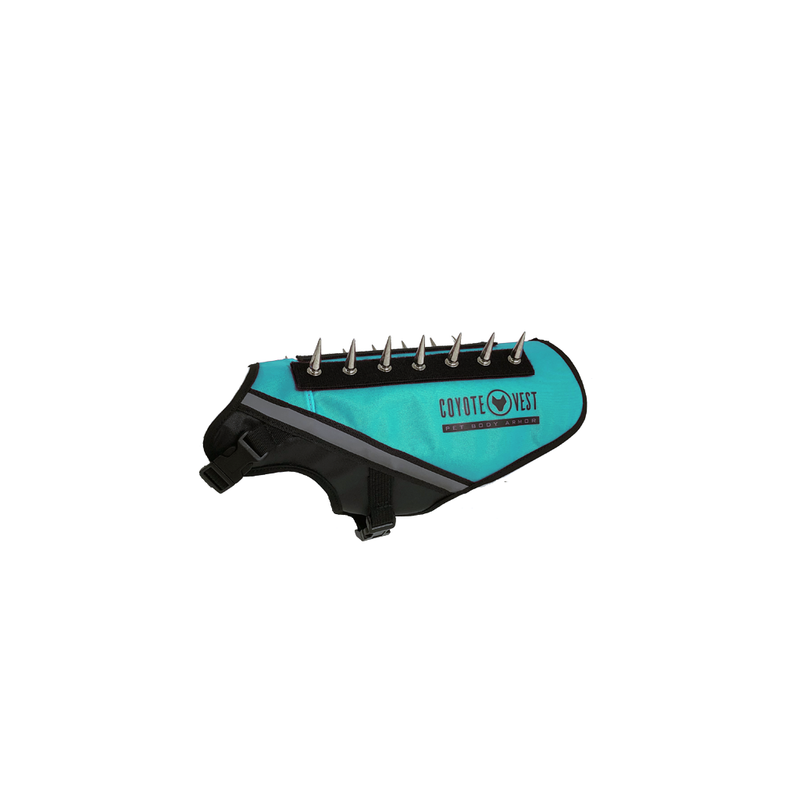 CoyoteVest BullyVest Vest White Smoke Mini / Turquoise