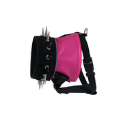CoyoteVest BullyHarness Vest White Smoke Medium / Neon Pink