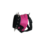 CoyoteVest BullyHarness Vest White Smoke Small / Neon Pink