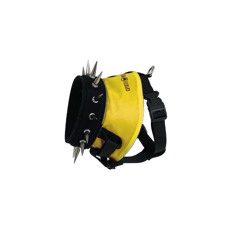 CoyoteVest BullyHarness Vest White Smoke Small / Yellow