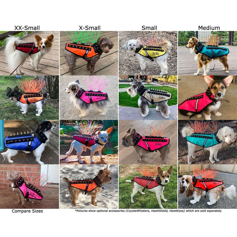 CoyoteVest CoyoteVest Vest Rosy Brown Mini / Yellow,Mini / Neon Pink,Mini / Turquoise,Mini / Red,Mini / Royal Blue,Mini / Texas Tan,Mini / Fluorescent Orange,Extra Small / Yellow,Extra Small / Neon Pink,Extra Small / Turquoise,Extra Small / Red,Extra Small / Royal Blue,Extra Small / Texas Tan