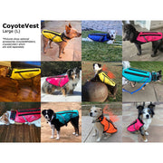 CoyoteVest CoyoteVest Vest White Smoke Mini / Yellow,Mini / Neon Pink,Mini / Turquoise,Mini / Red,Mini / Royal Blue,Mini / Texas Tan,Mini / Fluorescent Orange,Extra Small / Yellow,Extra Small / Neon Pink,Extra Small / Turquoise,Extra Small / Red,Extra Small / Royal Blue,Extra Small / Texas Tan