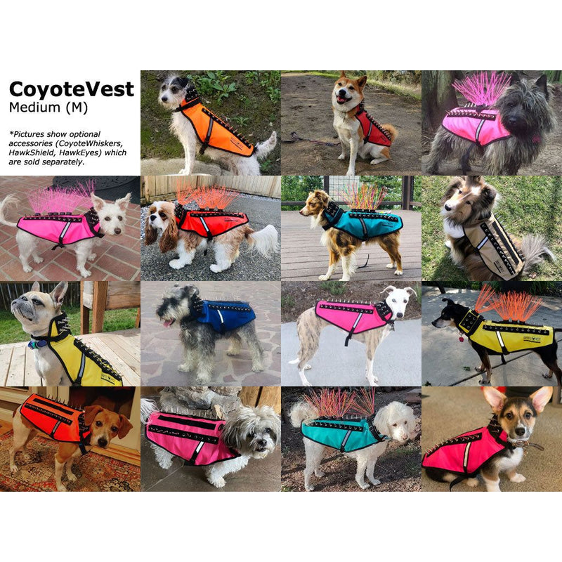 CoyoteVest CoyoteVest Vest White Smoke Mini / Yellow,Mini / Neon Pink,Mini / Turquoise,Mini / Red,Mini / Royal Blue,Mini / Texas Tan,Mini / Fluorescent Orange,Extra Small / Yellow,Extra Small / Neon Pink,Extra Small / Turquoise,Extra Small / Red,Extra Small / Royal Blue,Extra Small / Texas Tan