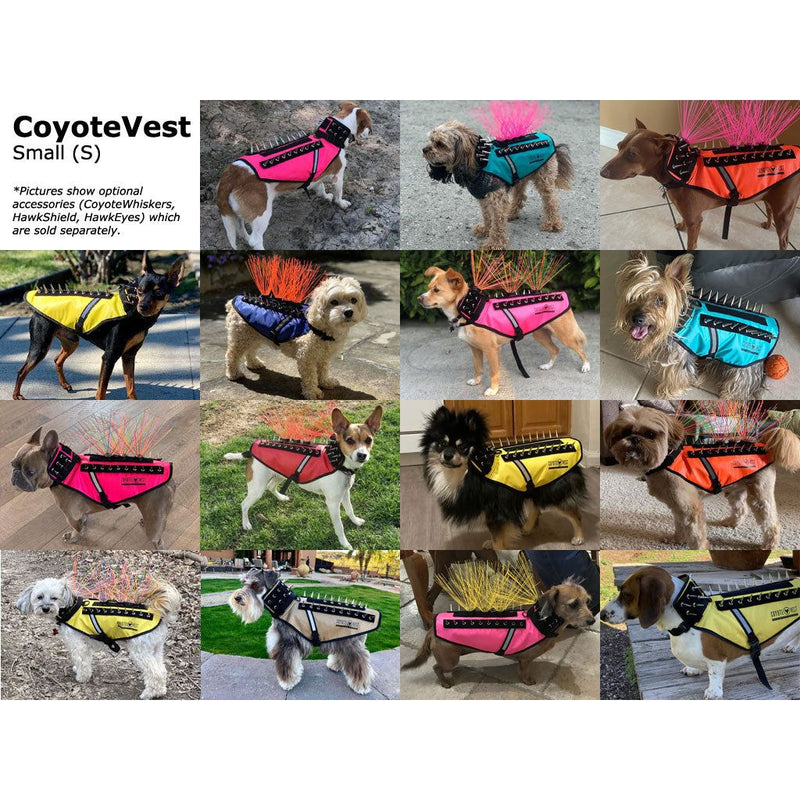 CoyoteVest CoyoteVest Vest White Smoke Mini / Yellow,Mini / Neon Pink,Mini / Turquoise,Mini / Red,Mini / Royal Blue,Mini / Texas Tan,Mini / Fluorescent Orange,Extra Small / Yellow,Extra Small / Neon Pink,Extra Small / Turquoise,Extra Small / Red,Extra Small / Royal Blue,Extra Small / Texas Tan