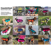 CoyoteVest CoyoteVest Vest White Smoke Mini / Yellow,Mini / Neon Pink,Mini / Turquoise,Mini / Red,Mini / Royal Blue,Mini / Texas Tan,Mini / Fluorescent Orange,Extra Small / Yellow,Extra Small / Neon Pink,Extra Small / Turquoise,Extra Small / Red,Extra Small / Royal Blue,Extra Small / Texas Tan