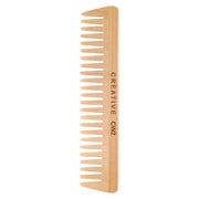 Creative Pro Hair Tools Birch Wood Combs Hair Combs Antique White CW2 - 6",CW3 - 7",CW4 - 7"