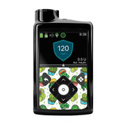 Peelz Cactus Cat Sticker for Medtronic MiniMed 770G & 780G Peelz/Stickers Black Front Peelz