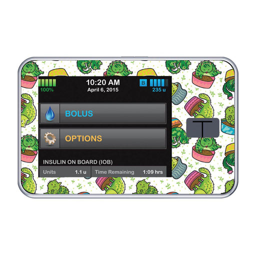 Peelz Cactus Cat Sticker for Tandem t:slim Peelz/Stickers Black