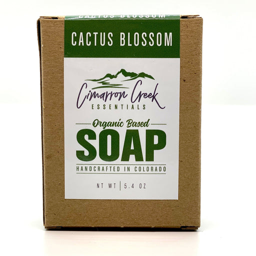 Cimarron Creek Essentials Cactus Blossom Organic Bar Soap 5.4oz Bath & Body Light Gray Full Bar