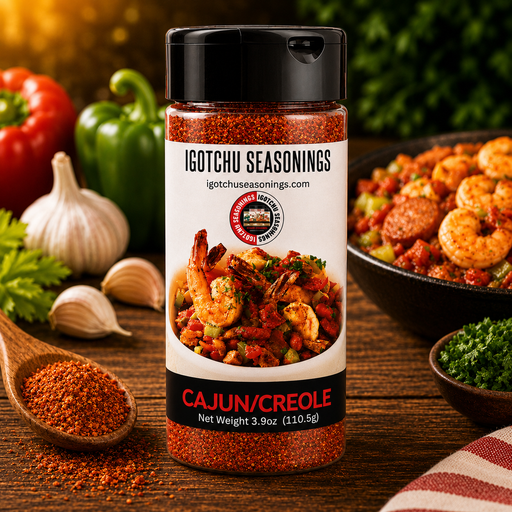 Igotchu Seasonings Igotchu Cajun Creole seasoning Seasonings & Spices Black 5.5 oz,8 oz