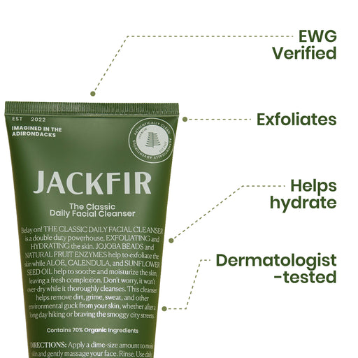 Jackfir The Classic Daily Facial Cleanser White Smoke