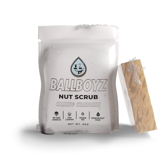 BALLBOYZ Calming Chamomile Nut Scrub Black