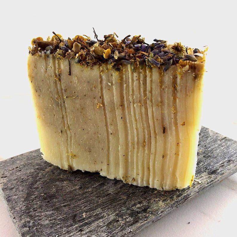 Butter Me Up Organics Calming Lavender and Chamomile Vegan Soap Soap Rosy Brown Calming Lavender and Chamomile Vegan Soap