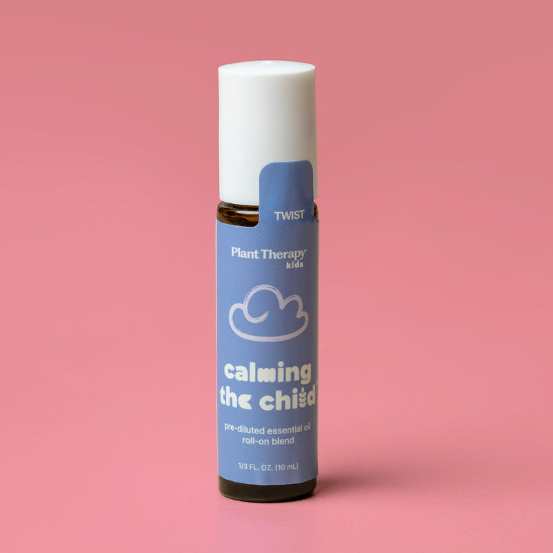 Plant Therapy Calming the Child Essential Oil Pre-Diluted Roll-On Essential Oil Light Coral 10 mL