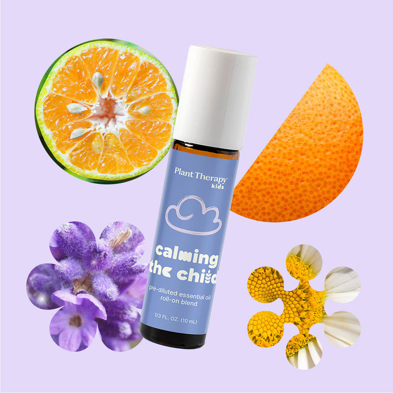 Plant Therapy Calming the Child Essential Oil Pre-Diluted Roll-On Essential Oil Lavender 10 mL