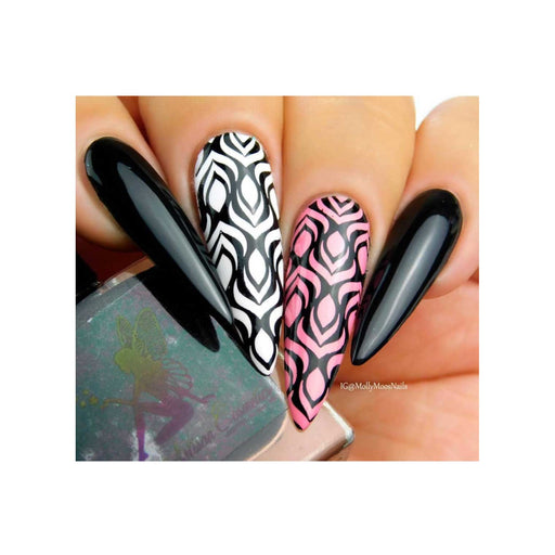 UberChic Beauty Just for CLAWS Collection-01 Stamping Plate Rosy Brown