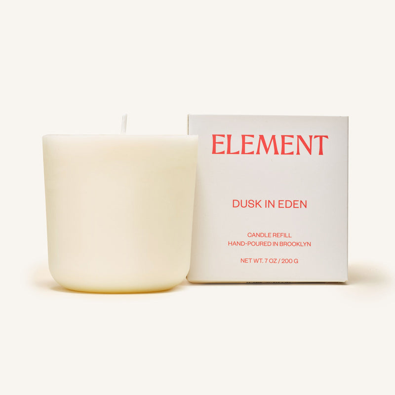 Element Brooklyn Dusk in Eden Candle Refill Candle Refills Light Gray