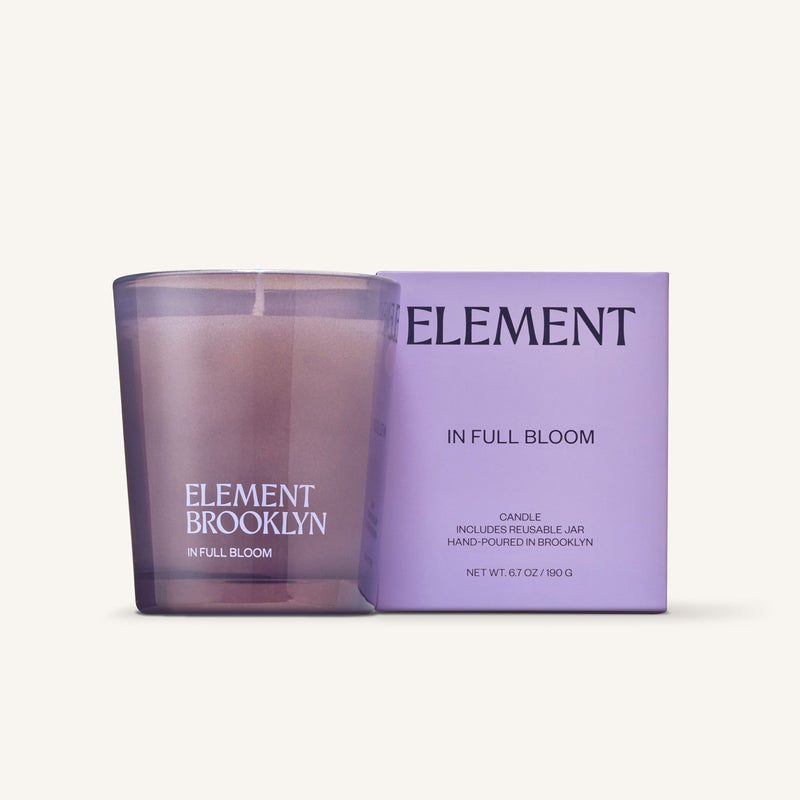 Element Brooklyn In Full Bloom Candle Candles Light Steel Blue