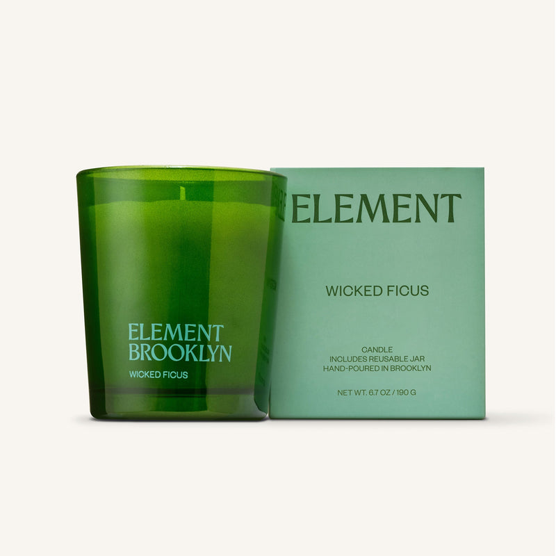 Element Brooklyn Wicked Ficus Candle Candles Dark Sea Green