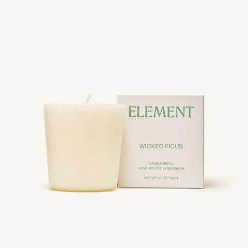 Element Brooklyn Wicked Ficus Candle Refill Candle Refills Light Gray