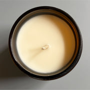 Long Rifle Soap Co. Chypre No. 3 Candle by Big White Yeti | 9 oz Amber Jar Candle Dark Gray