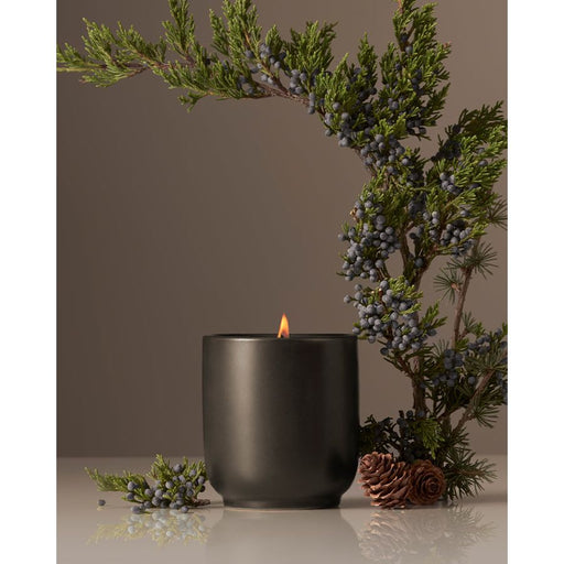 Homecourt Candle Candle Dark Olive Green Balsam Fireplace