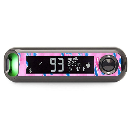 Peelz Candy Canes Sticker for Bayer Contour© Next One Glucometer Peelz/Stickers Dim Gray