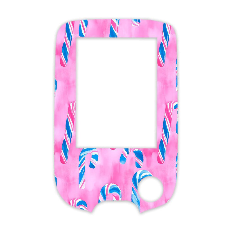 Peelz Candy Canes Sticker for Freestyle Libre 2 Peelz/Stickers White Smoke Receiver + Sensor,Sensor Only