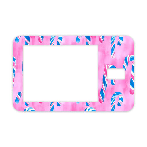 Peelz Candy Canes Sticker for Tandem t:slim Peelz/Stickers White Smoke