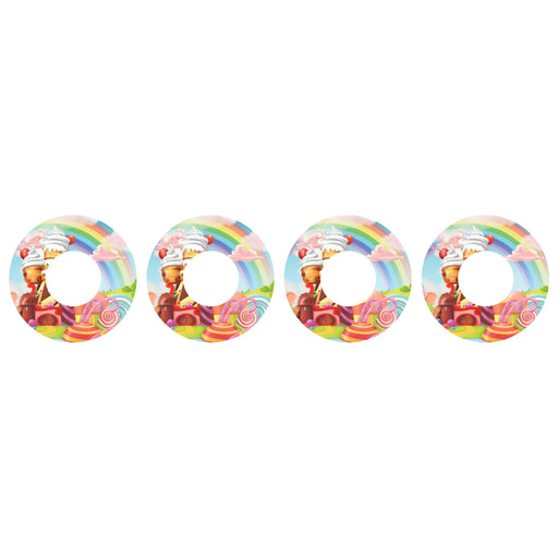 Peelz Candy Castle Patch  Tape Designed for the FreeStyle Libre 2 Patch Medical Tape White Smoke 4-Pack Libre