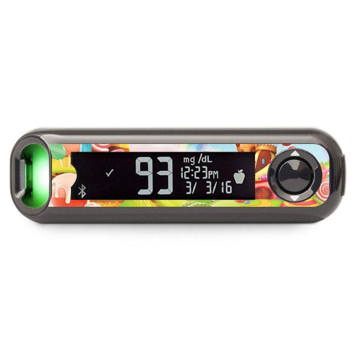 Peelz Candy Castle for Bayer Contour© Next One Glucometer Peelz/Stickers Black
