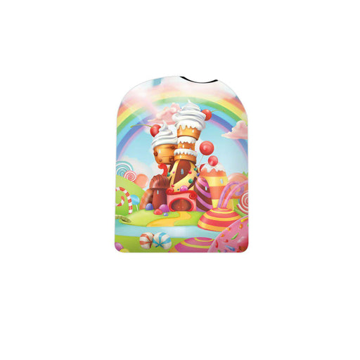 Peelz Candy Castle Pod Sticker – Pump Peelz Peelz/Stickers White Smoke
