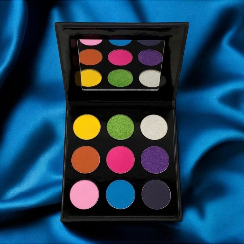 Sydoni Skincare and Beauty SYDONI CANDY EYESHADOW PALETTE | Bright & Playful Highly Pigmented Color Combinations Eyeshadow Palette Black