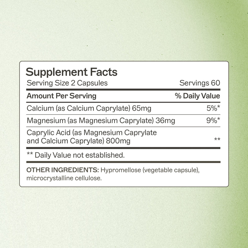 AMMD Caprylic Acid Supplement Antique White
