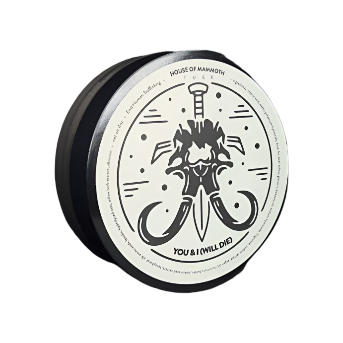 House of Mammoth House of Mammoth You & I (Will Die) Shaving Collection Shaving Set Beige Shaving Soap 4 oz