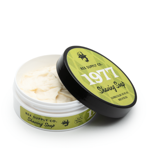 Rex Supply Co. Rex Supply Co. 1977 Old World Tallow Shaving Soap 4 Oz Shaving Soap White Smoke