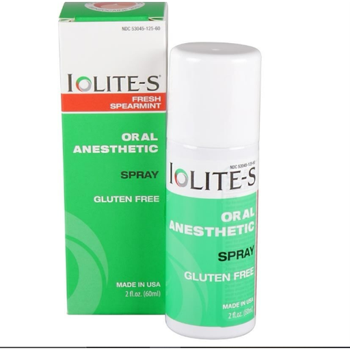 Iolite Iolite-S 0.4% Stannous Fluoride Rinse, Fresh Spearmint, 60mL Mouthwash White Smoke