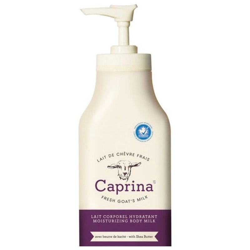 Canus Caprina Liquid Hand Soap Pump Shea Butter 16.9 Oz Bath Antique White