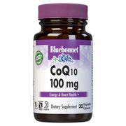 Bluebonnet Bluebonnet CoQ10 100 mg 30 Vegetarian Softgels Dietary Supplements Light Gray