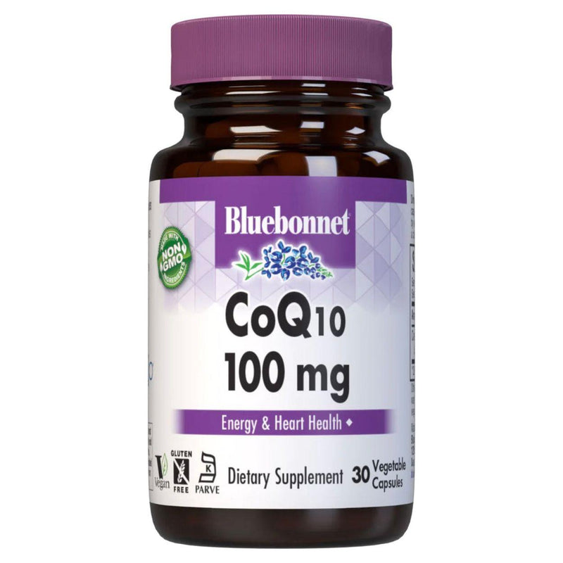 Bluebonnet Bluebonnet CoQ10 100 mg 30 Vegetarian Softgels Dietary Supplements Light Gray