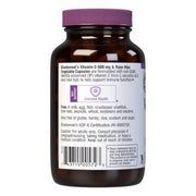Bluebonnet Bluebonnet Kosher Vitamin C-500 mg Plus Rose Hips 90 Vegetable Capsules Vitamin Supplement Black