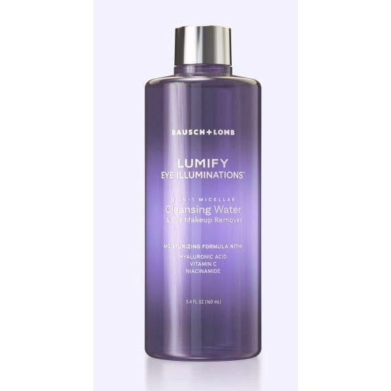 Lumify Eye Illuminations Lumify Eye Illuminations Cleansing Water & Eye Makeup Remover 160ml Eye Makeup Remover Dim Gray