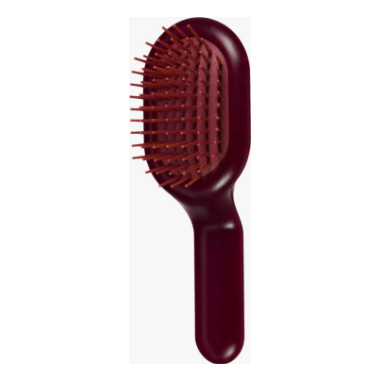 Janeke Janeke Curvy Bag Vented Brush Dark Berry Magenta SP507 MAG Hair Brush Dark Red