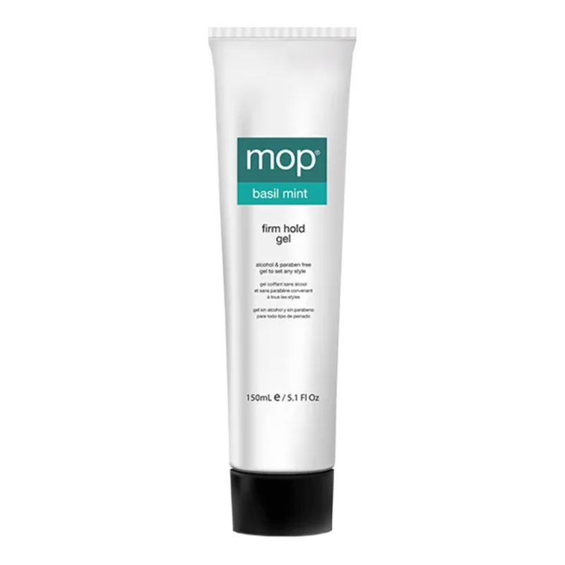 MOP MOP Basil Mint Firm Hold Gel 5.1 Oz Hair Gel Dark Slate Gray