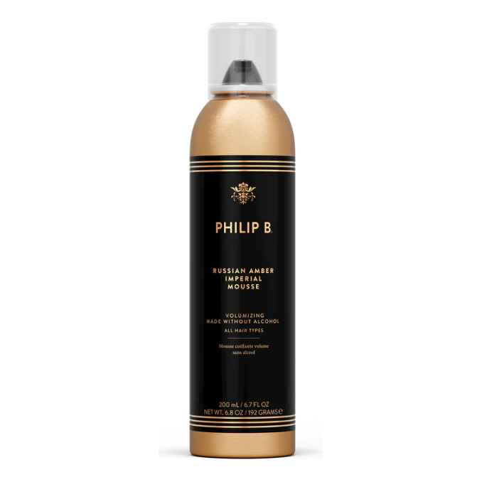 Philip B Philip B. Russian Amber Imperial Mousse 200mL Hair Mousse Black